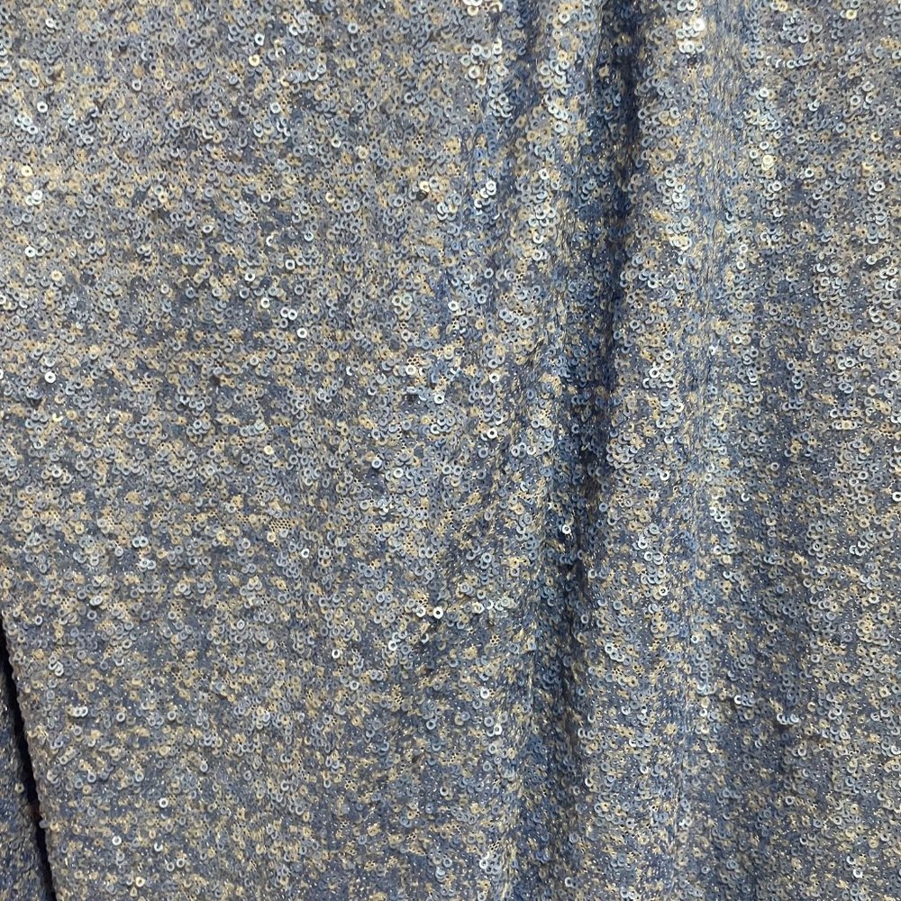 Halston Cross Front Sequined Gown With Keyhole Ba… - image 2